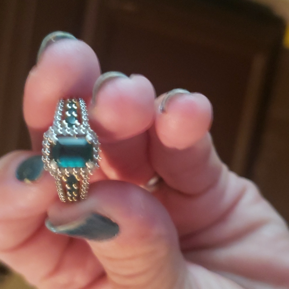 Authentic Emerald and diamonds ring